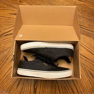 Vans gray and black Atwood Deluxe shoes w/box